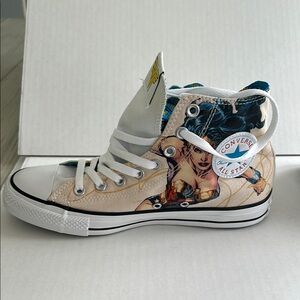 Converse Wonder Woman Comic Art High-Top Sneakers (New, Never worn)